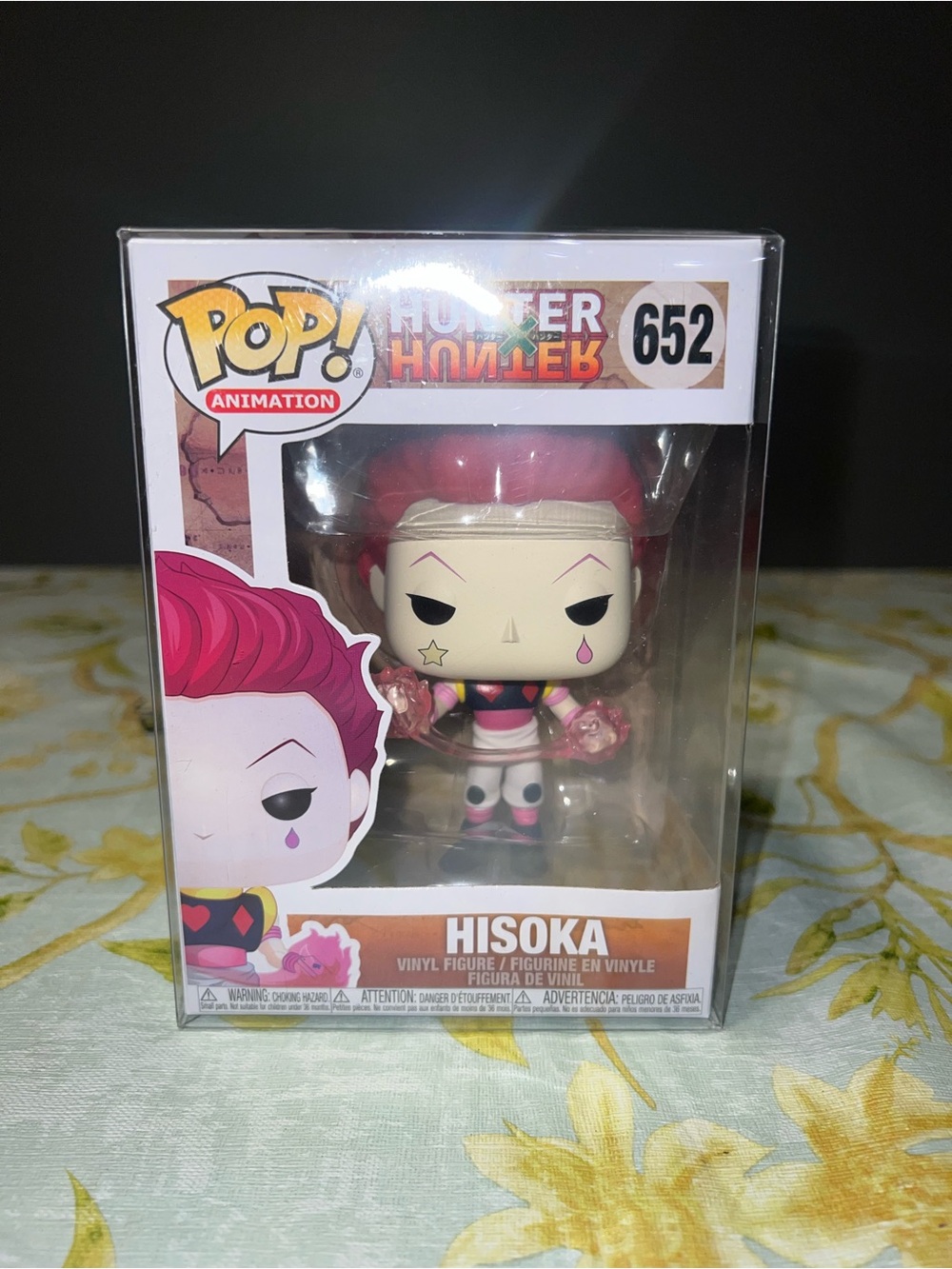 Funko Pop! Hisoka Vinyl Figure - Pink and Red